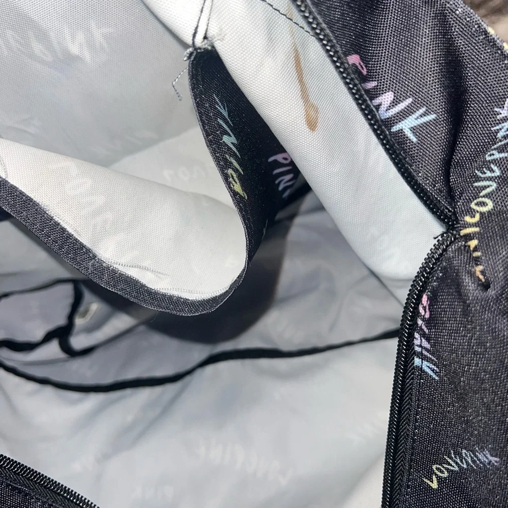 PINK Victoria's Secret Multicolor Logo Tote